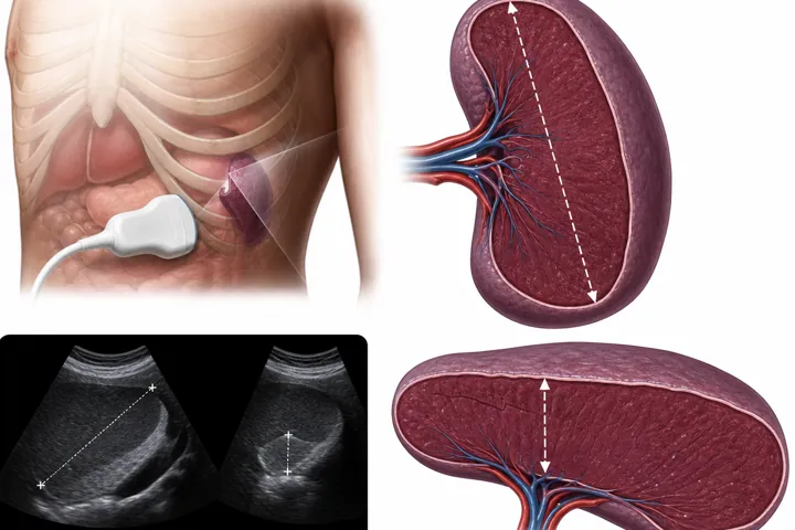 Splenomegaly index