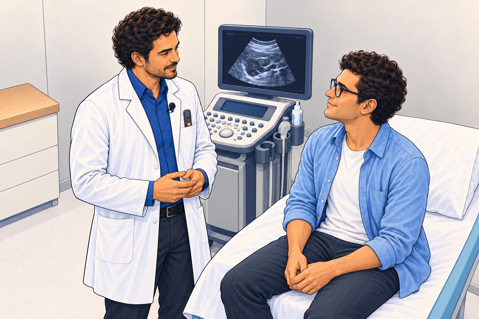 Beenden Sie die Patienteninteraktion